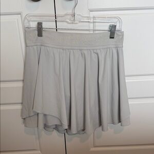 lululemon Light Gray Tennis Skirt